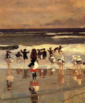 Winslow Homer : Beach Scene